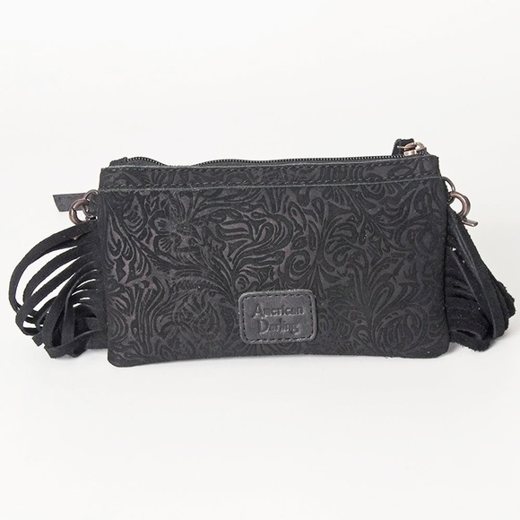 American Darling Small Crossbody Genuine Western Leather - Picture 13 of 14